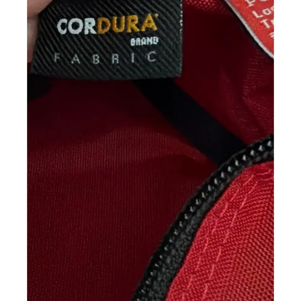 Manhattan Portage Chrystie Backpack Red Cordura Brand Fabric